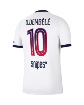 Paris Saint-Germain Ousmane Dembele #10 Maglia Gara Trasferta Repliche 2026-27 Maniche Corte Paris Saint-Germain Ousmane Dembele #10 Maglia Gara Trasferta Repliche 2026-27 Maniche Corte
